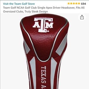 TAMU Golf Club Head Cover NWT